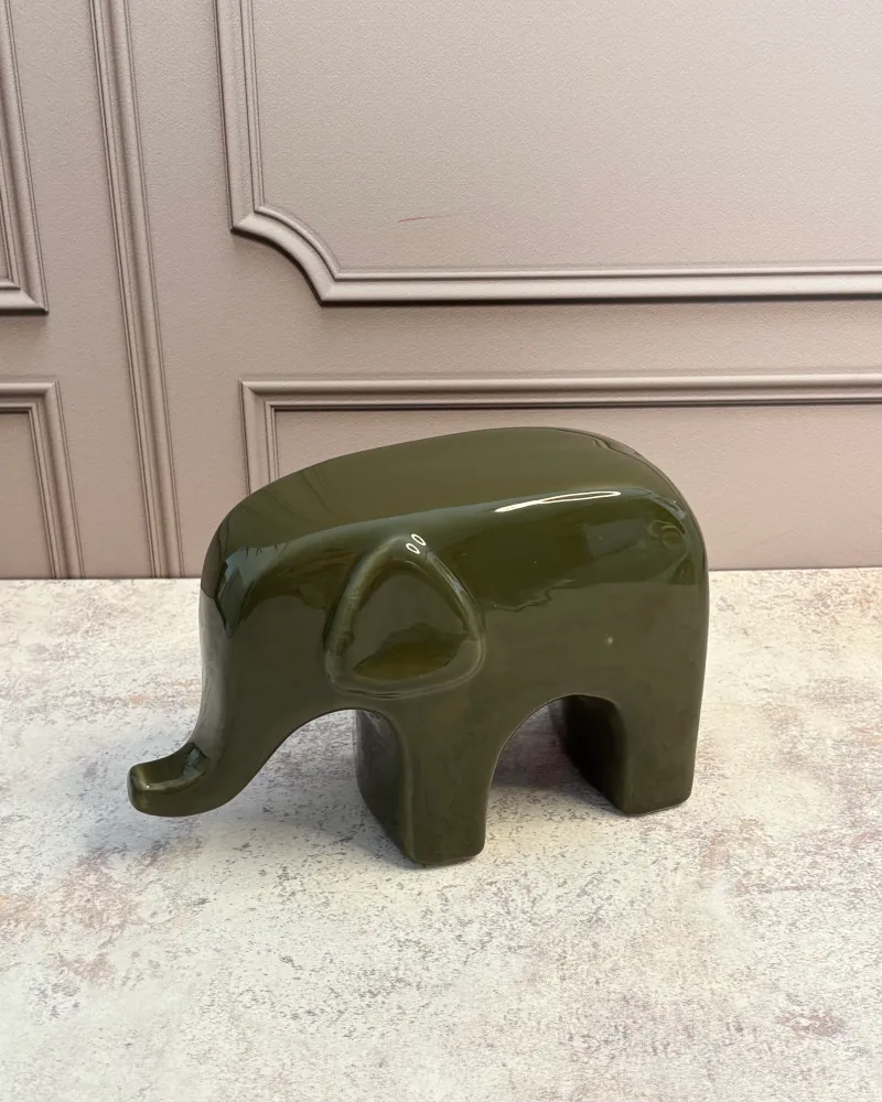 Figura decorativa elefante de cerámica Pot & Decor