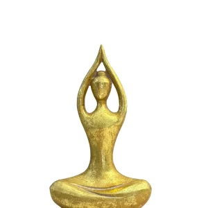 Figura decorativa mujer loto Pot & Decor