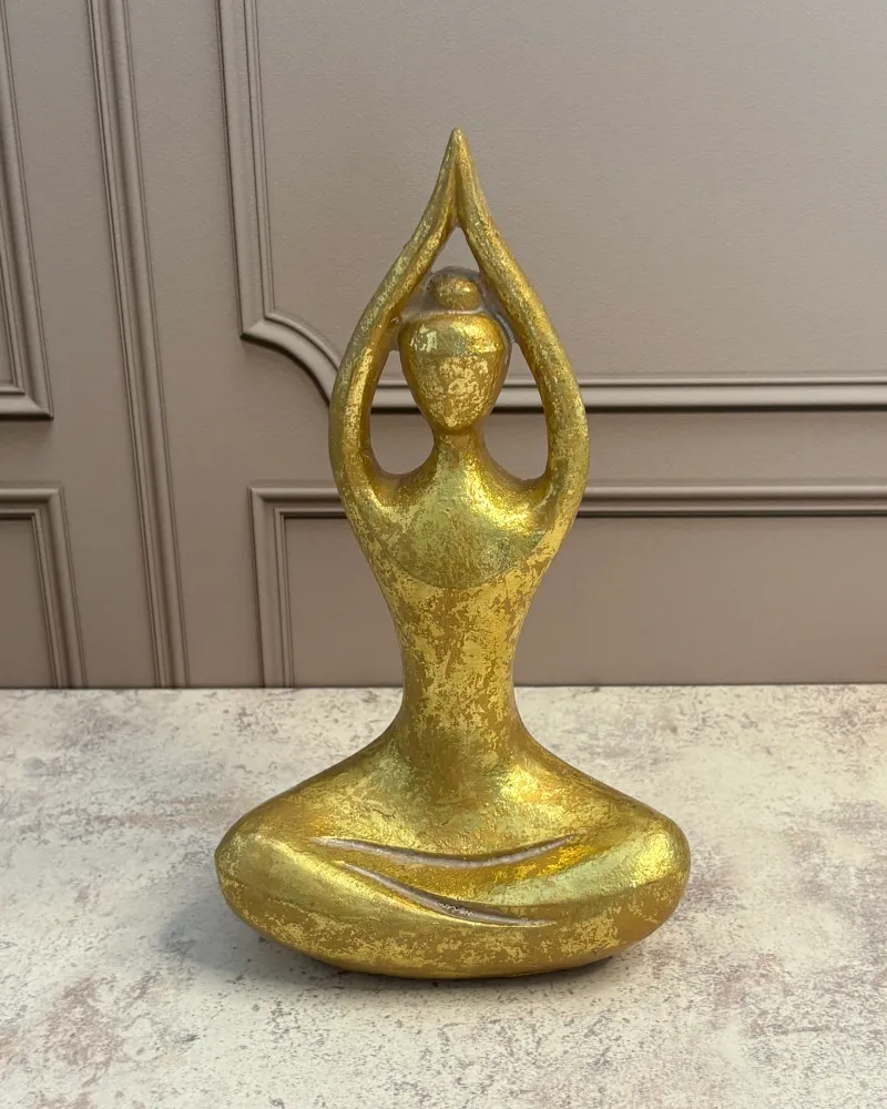 Figura decorativa mujer loto Pot & Decor