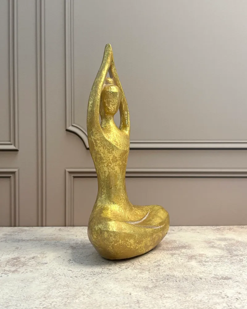 Figura decorativa mujer loto Pot & Decor