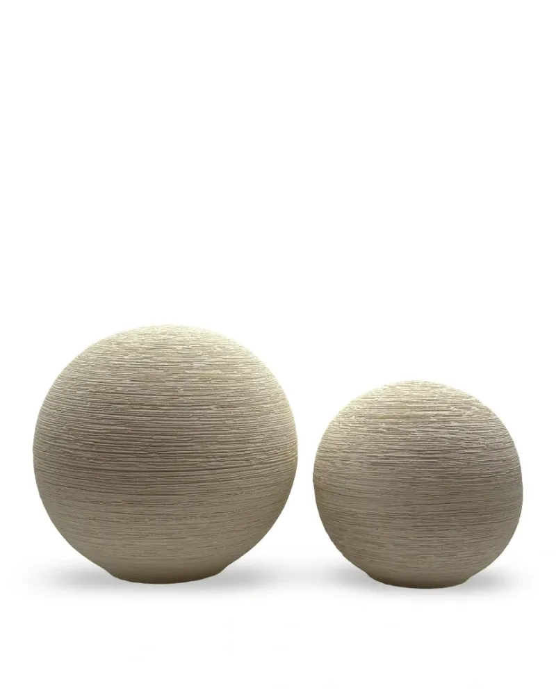 Set de esferas decorativas de cerámica Pot & Decor