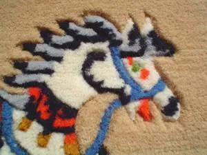 Alfombra caballo de viento Prajwol /NepaCrafts