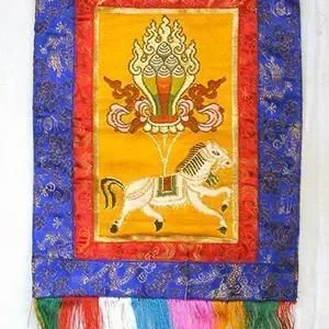 Colgante de pared de caballo de viento Prajwol /NepaCrafts