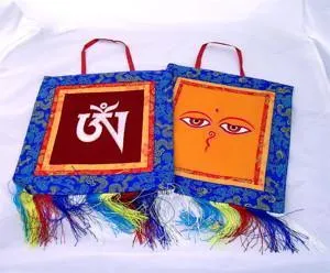Colgante de pared con ojo de Buda Prajwol /NepaCrafts