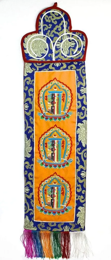 Colgante de pared de energí Kalachakra Prajwol /NepaCrafts
