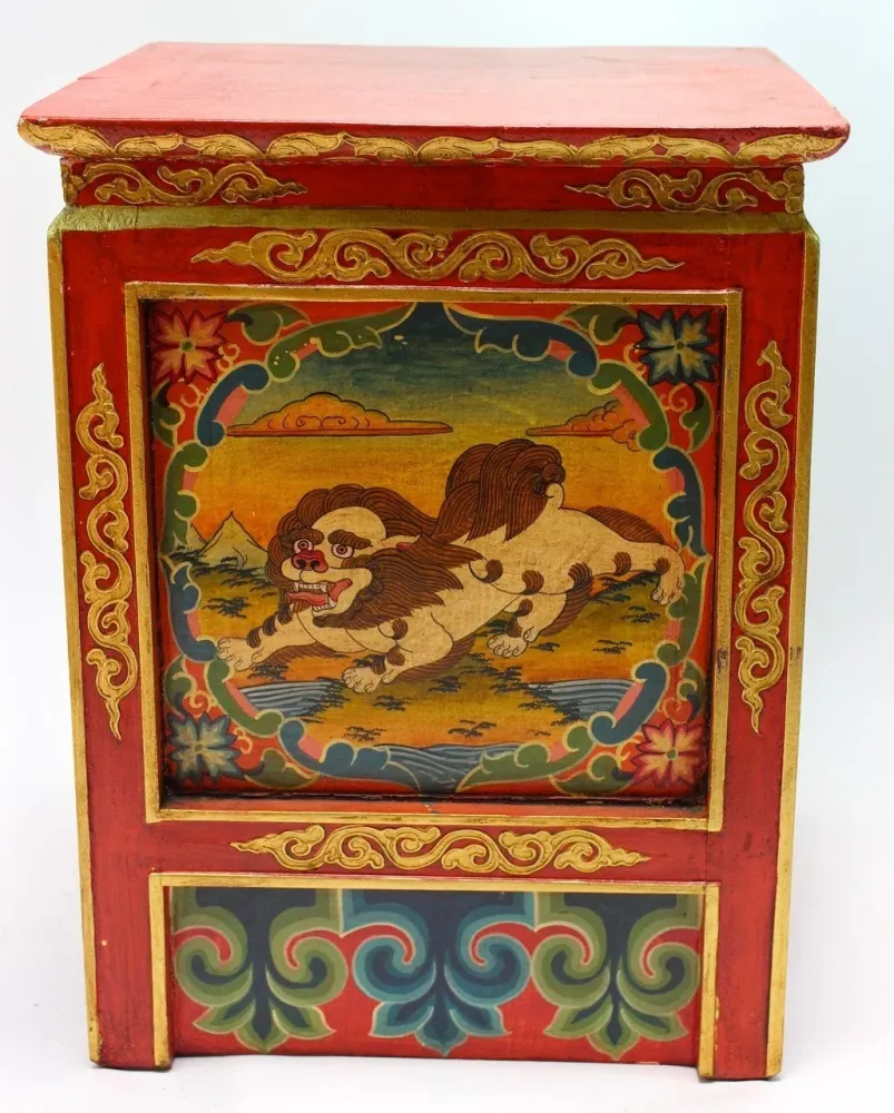 Gabinete del tigre y el león Prajwol /NepaCrafts