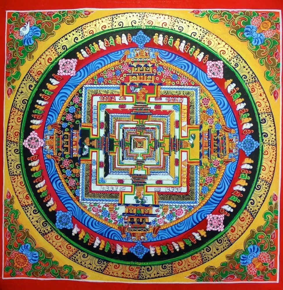 Mandala Kalichakra Thangka Prajwol /NepaCrafts