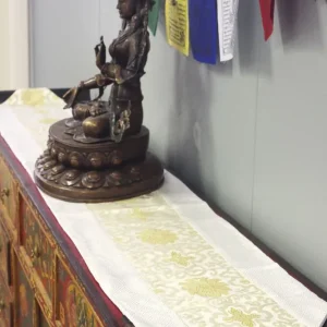 Paño de altar de brocado tibetano Prajwol /NepaCrafts