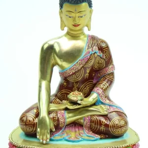 Uno de un tipo de Buda Shakyamuni de 8 pulgadas Prajwol /NepaCrafts