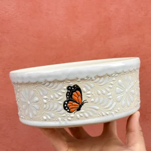 PRE-ORDEN Tazón de Mariposas Monarca (ENVÍO EN APROX. 6-12 SEMANAS)