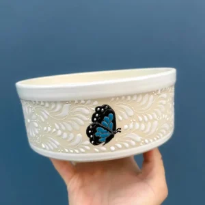 PRE-ORDEN Tazón de Mariposas Monarca (ENVÍO EN APROX. 6-12 SEMANAS)