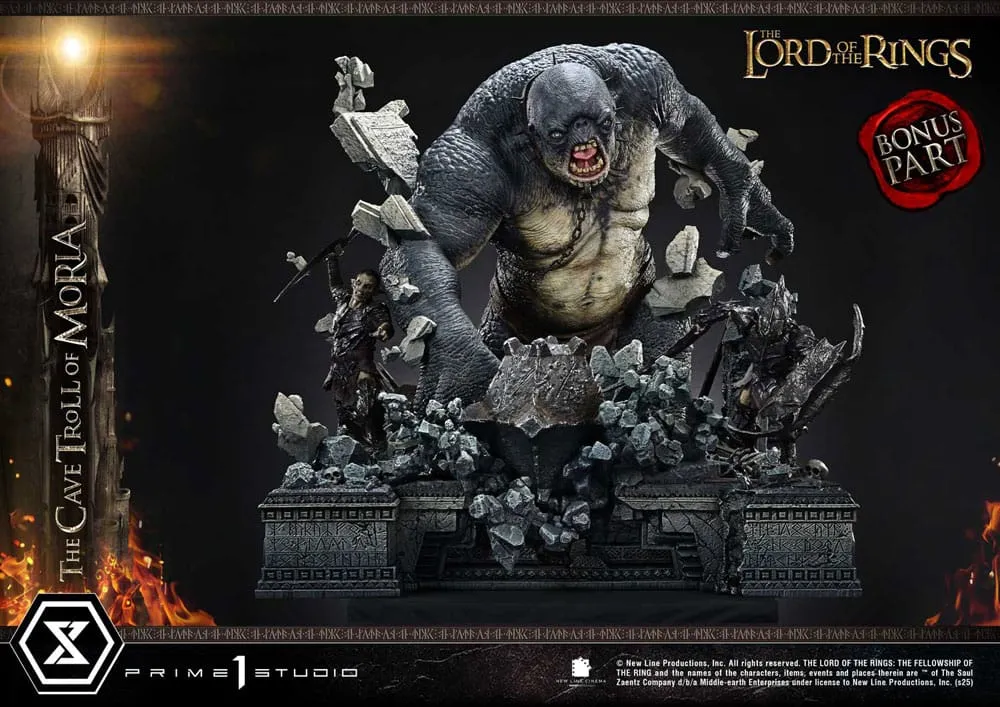 El Señor de los Anillos Estatua Premium Masterline Series 1/6 Cave Troll Moria Bonus Version 91 cm Prime 1 Studio