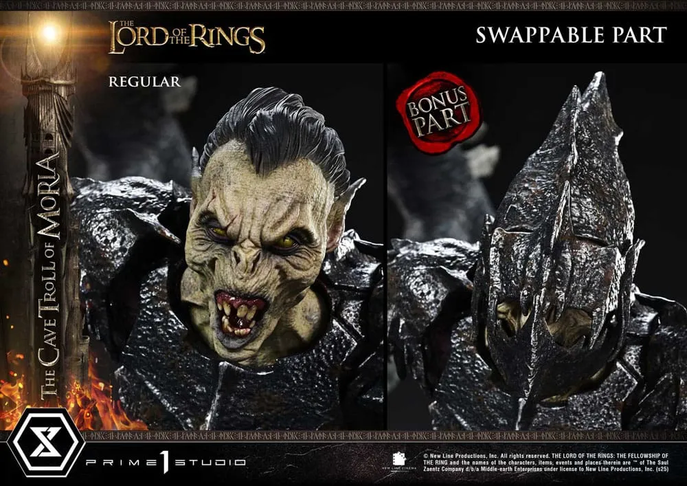 El Señor de los Anillos Estatua Premium Masterline Series 1/6 Cave Troll Moria Bonus Version 91 cm Prime 1 Studio