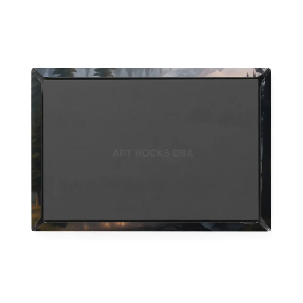 Imán de cabañ acogedora, decoración rústica para el hogar, imán para nevera, regalo para amantes de la naturaleza, ambient...