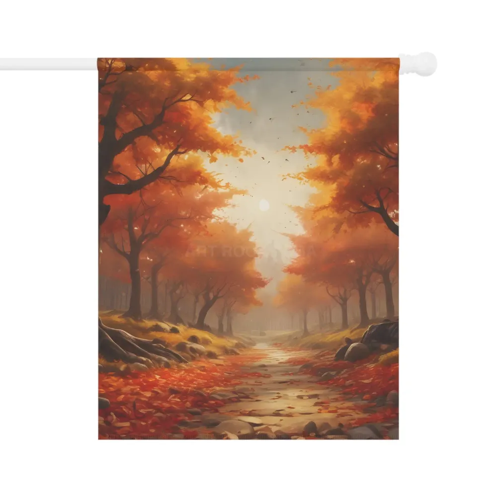 Pancarta de Paseo por el Jardín de Otoño, Bandera Decorativa de Otoño, Decoración de Hogar de Temporada, Letrero de Cosech...