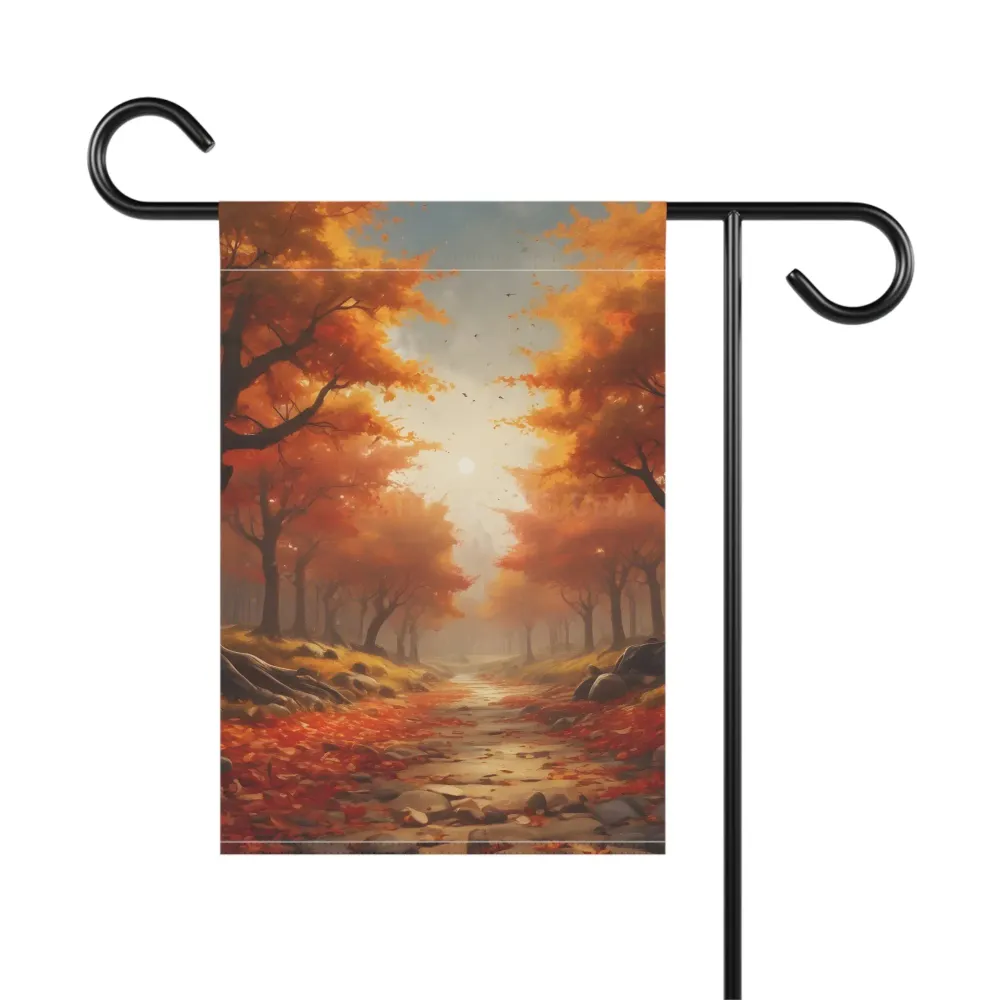 Pancarta de Paseo por el Jardín de Otoño, Bandera Decorativa de Otoño, Decoración de Hogar de Temporada, Letrero de Cosech...