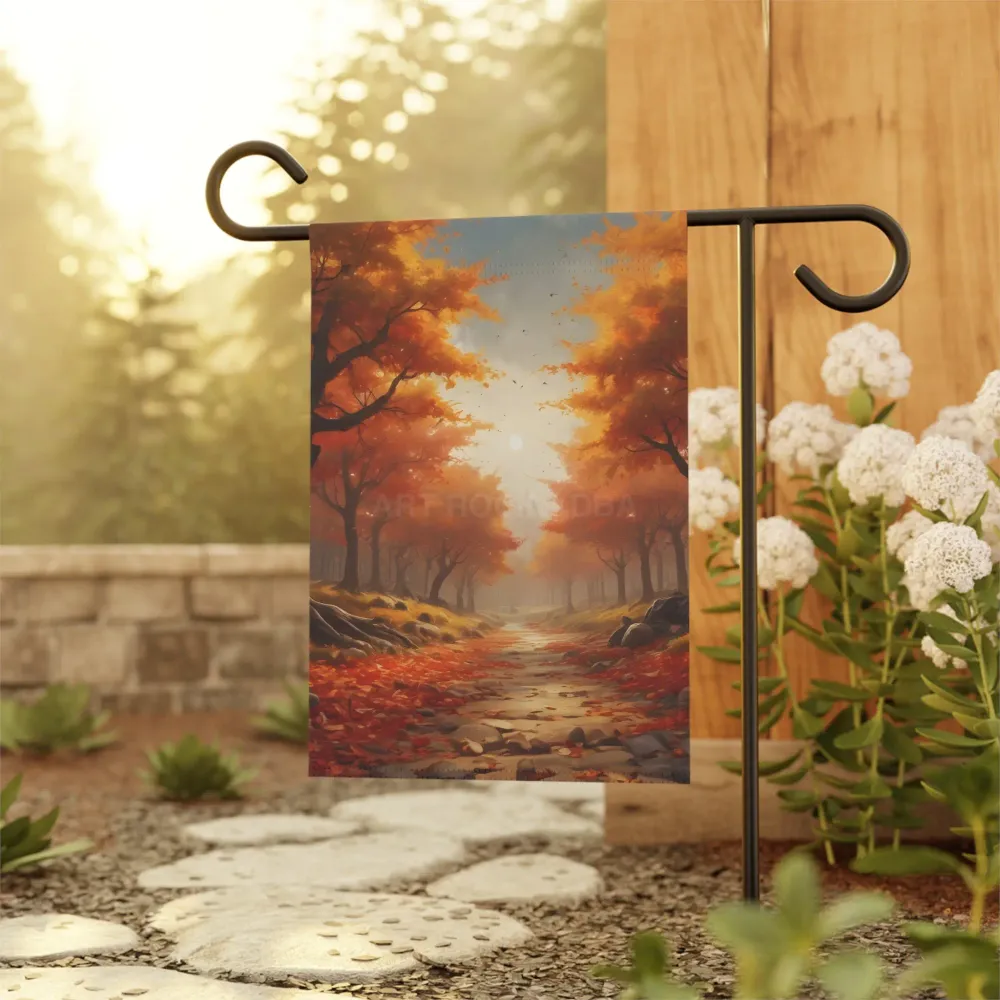 Pancarta de Paseo por el Jardín de Otoño, Bandera Decorativa de Otoño, Decoración de Hogar de Temporada, Letrero de Cosech...