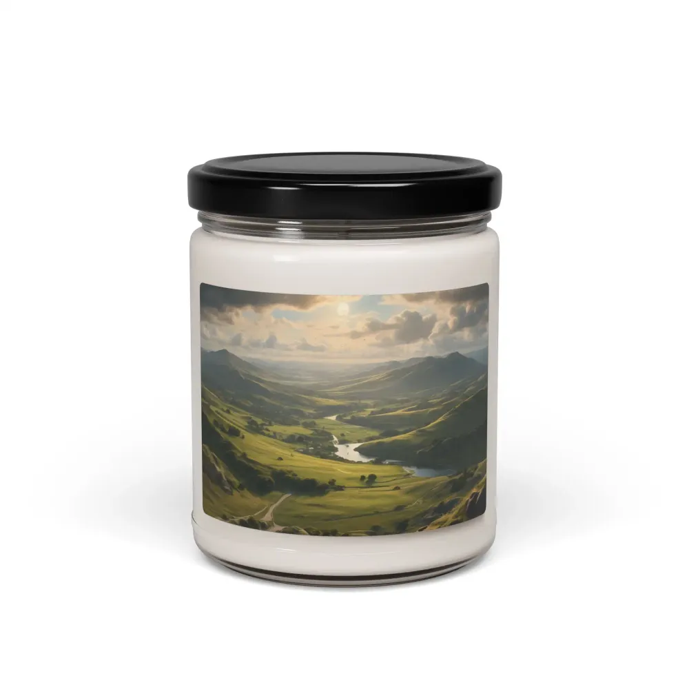 Vela perfumada Peaceful Valley, regalo relajante para el hogar, vela de aromaterapia, regalo ecológico, decoración relajan...