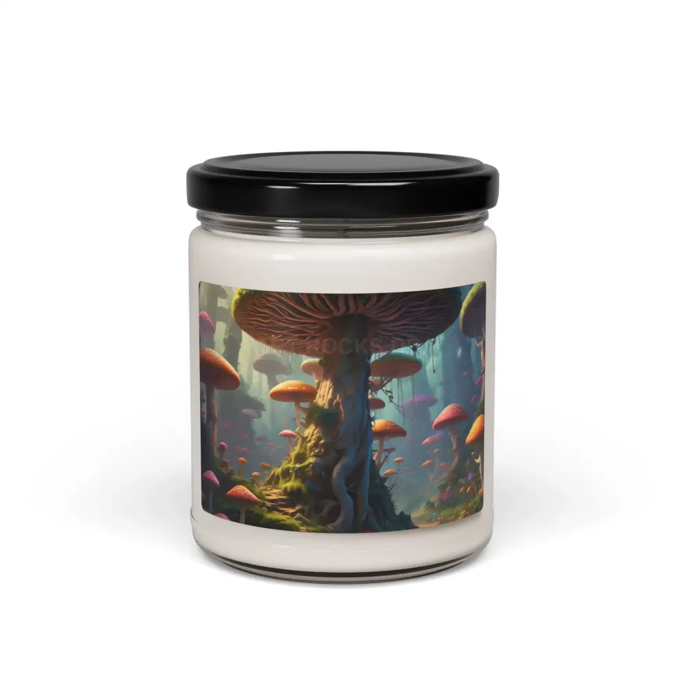 Vela de soja perfumada Bosque de Setas Mágicas, Regalo de aromaterapia, Decoración para el hogar, Vela ecológica, Regalo p...