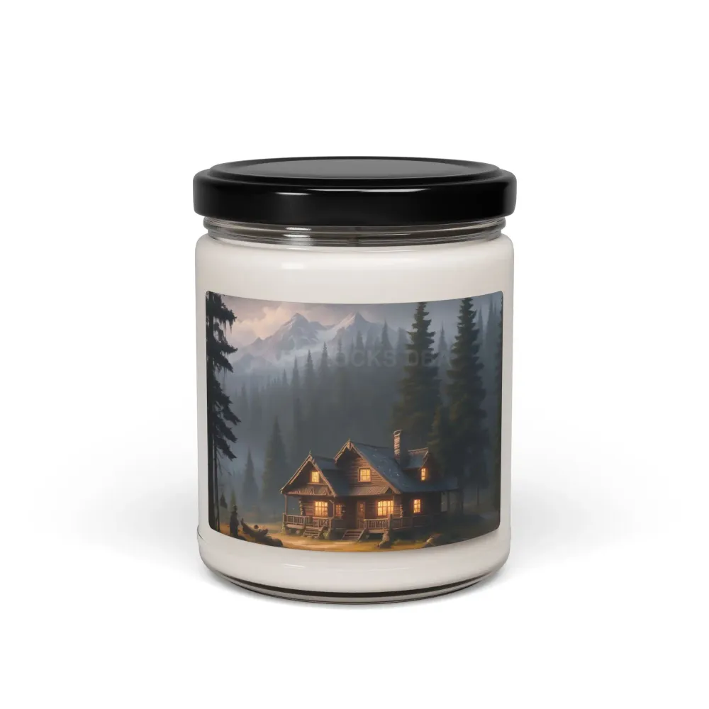 Vela de soja perfumada con aroma cabañ de montañ | Aromaterapia, decoración del hogar, regalo para ella, relajación, decor...