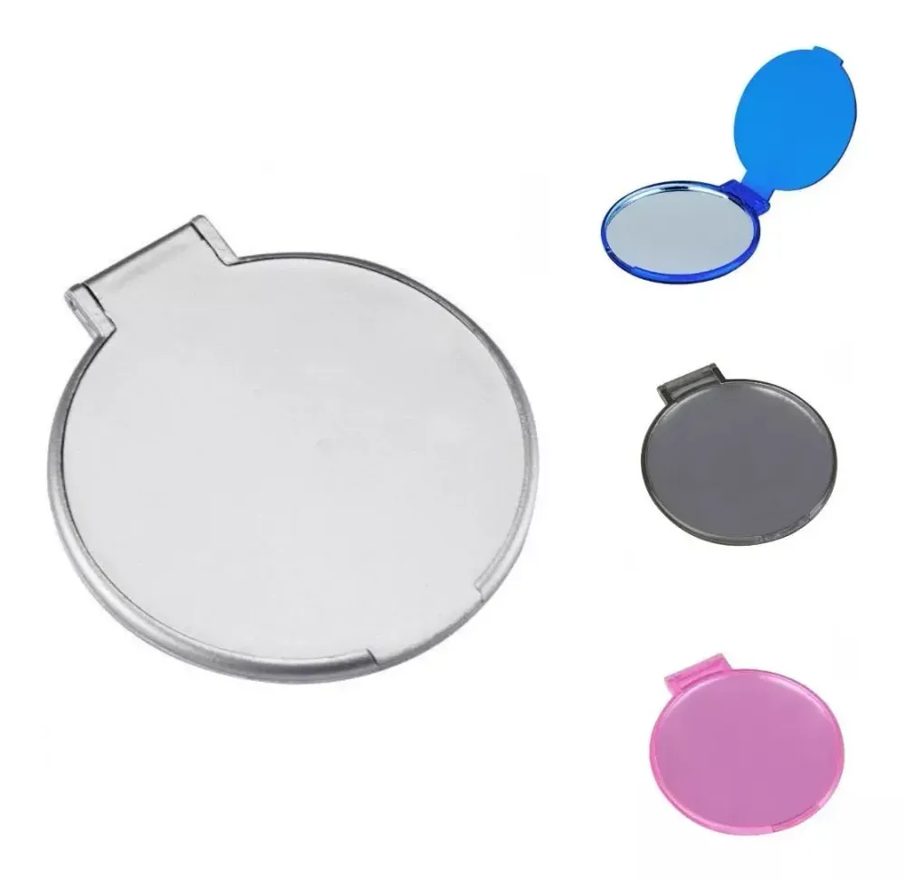 10 Espejos Bolsillo Redondo Maquillaje Belleza Colores Chico Promocion