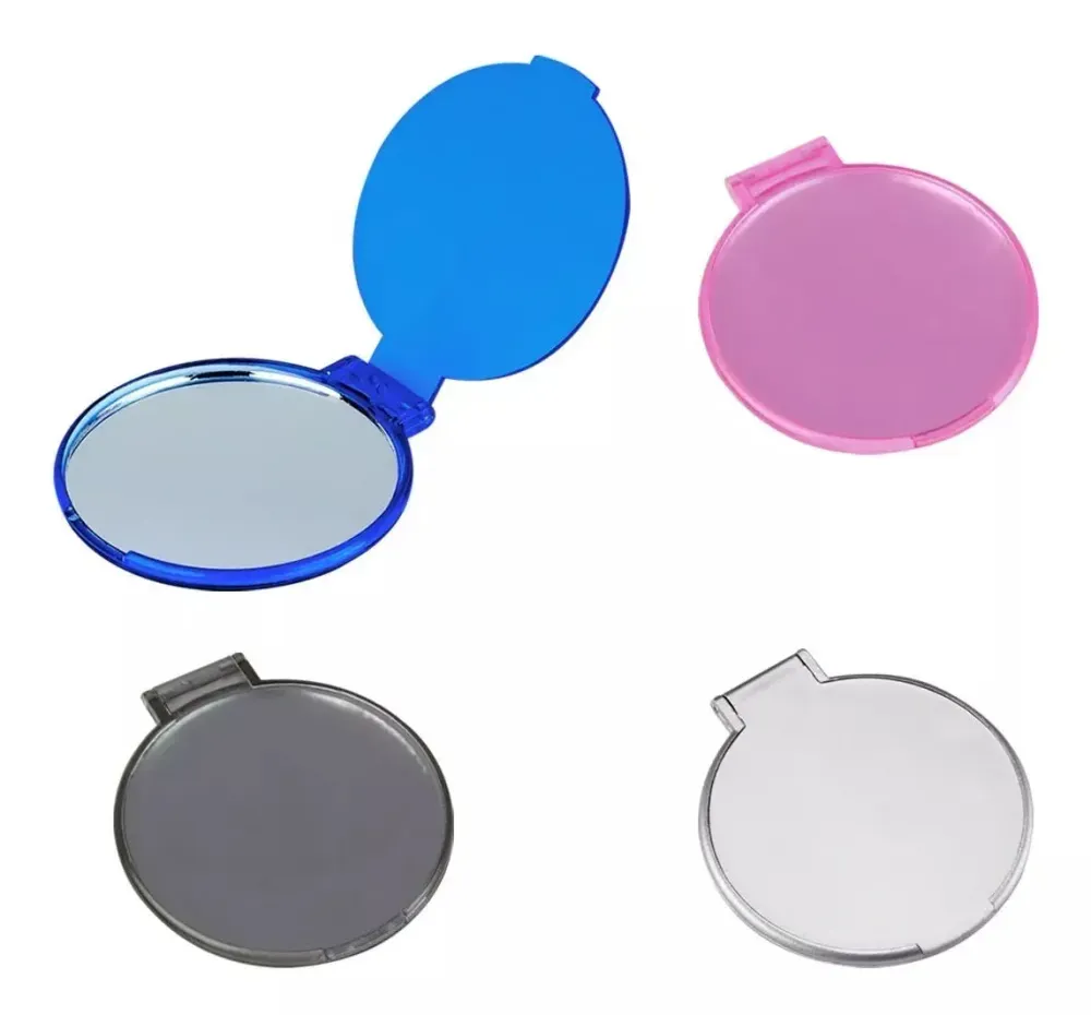 10 Espejos Bolsillo Redondo Maquillaje Belleza Colores Chico Promocion