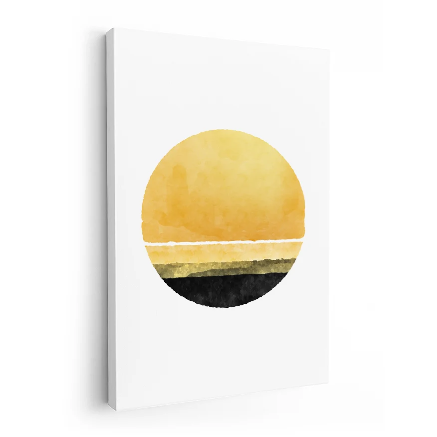 Puesta Del Sol Cuadríptico Poster