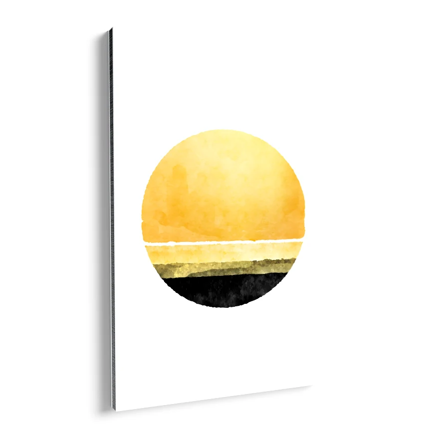 Puesta Del Sol Cuadríptico Poster
