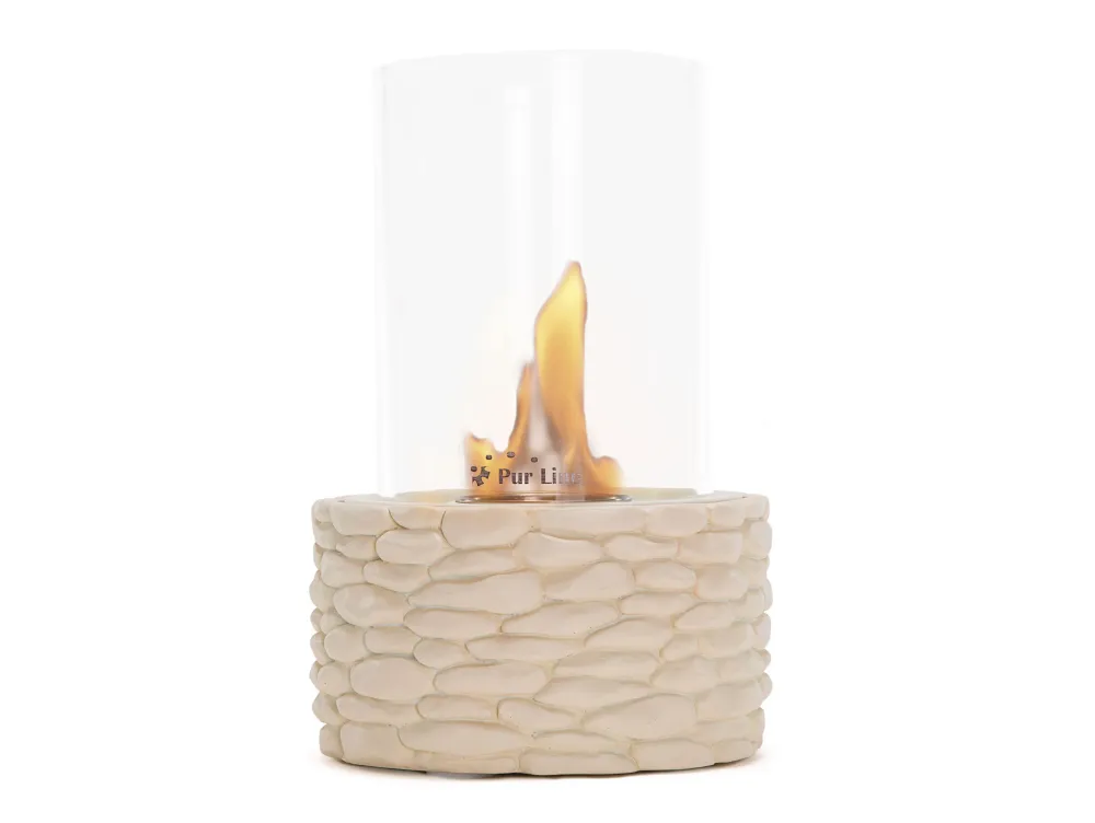 Chimenea de etanol de sobremesa de piedra PURLINE