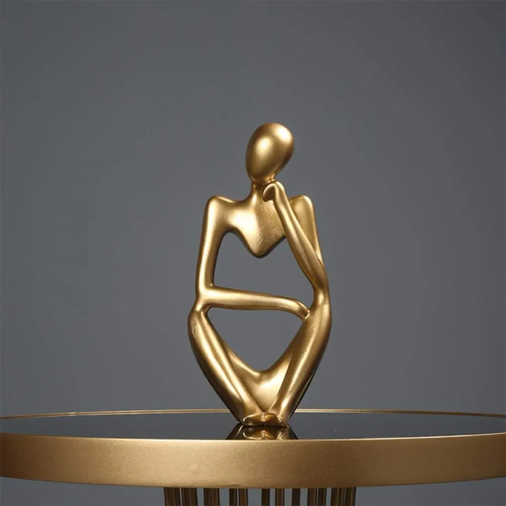 Estatua del Pensador, Escultura Abstracta, Estatuas de Resina Quierox - Tienda Online