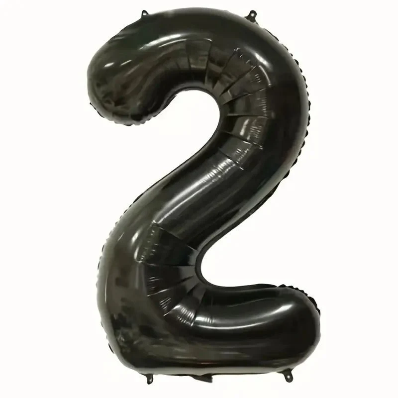 Globos con números de cuerpo negro Quierox - Tienda Online