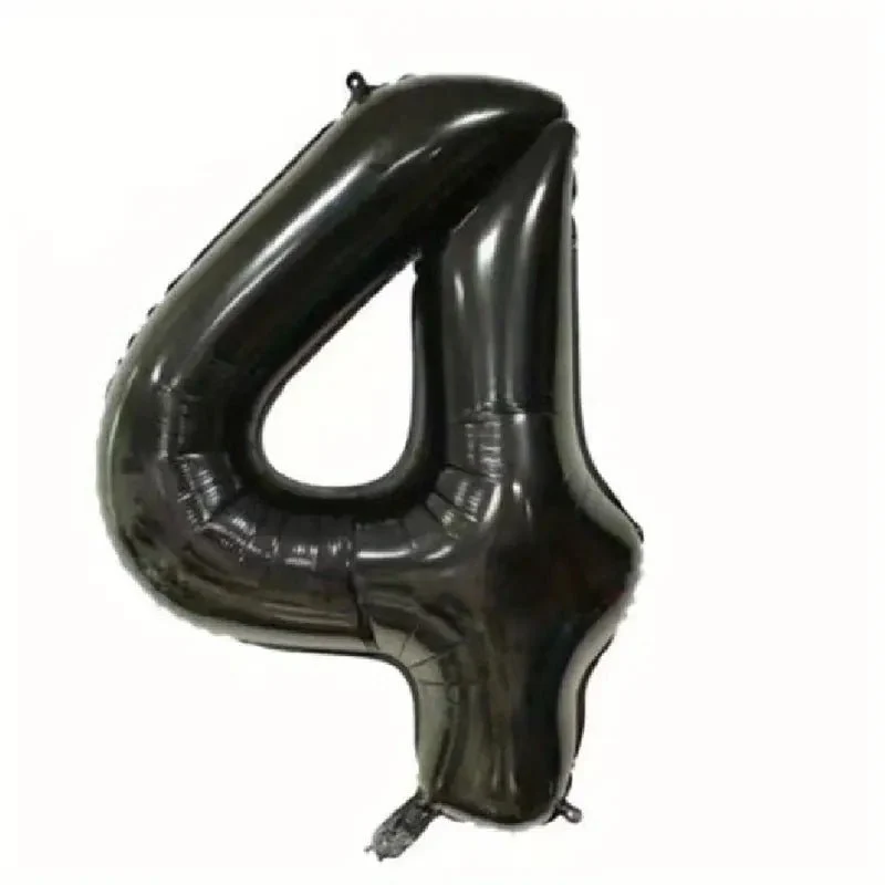Globos con números de cuerpo negro Quierox - Tienda Online