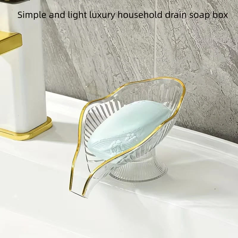 Jabonera de drenaje simple para el hogar, estante de jabón creativo sin perforaciones Quierox - Tienda Online