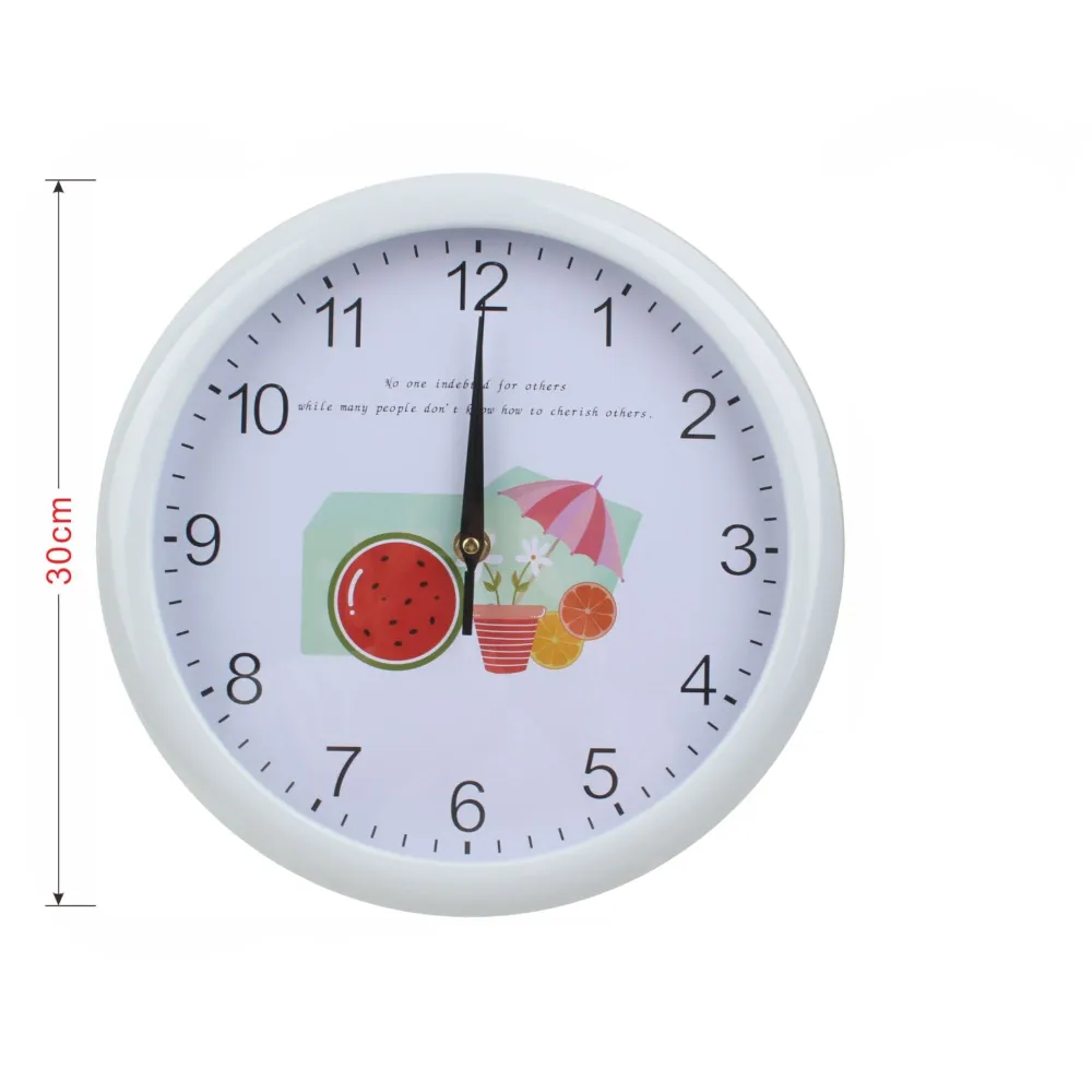 Reloj de Pared 30cm Modelo YP205SG Moderno Q&X