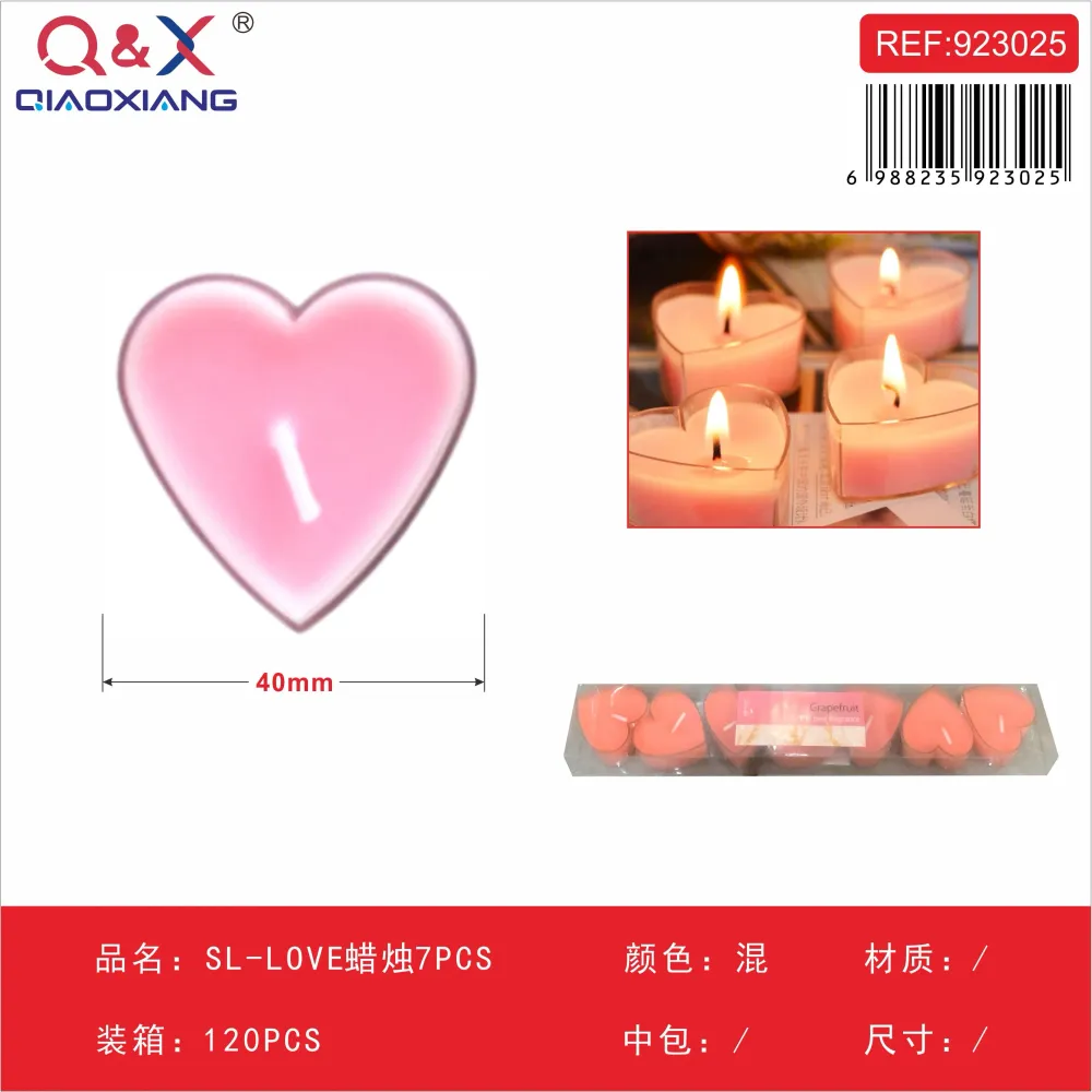 Set de velas decorativas amor x7 – SL-LOVE Q&X
