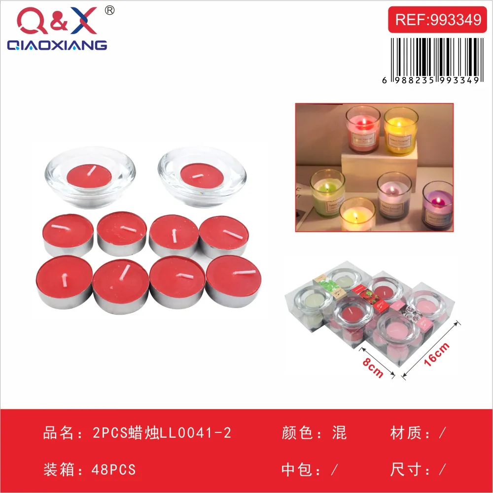 Vela decorativa pack x2 – LL0041-2 Q&X