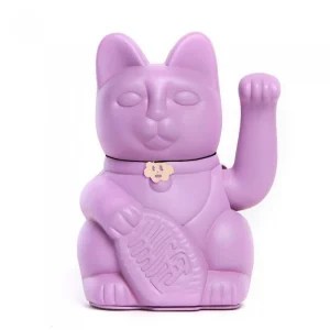 GATO DE LA SUERTE CHINO O LUCKYCAT MALVA R de Caparrosa