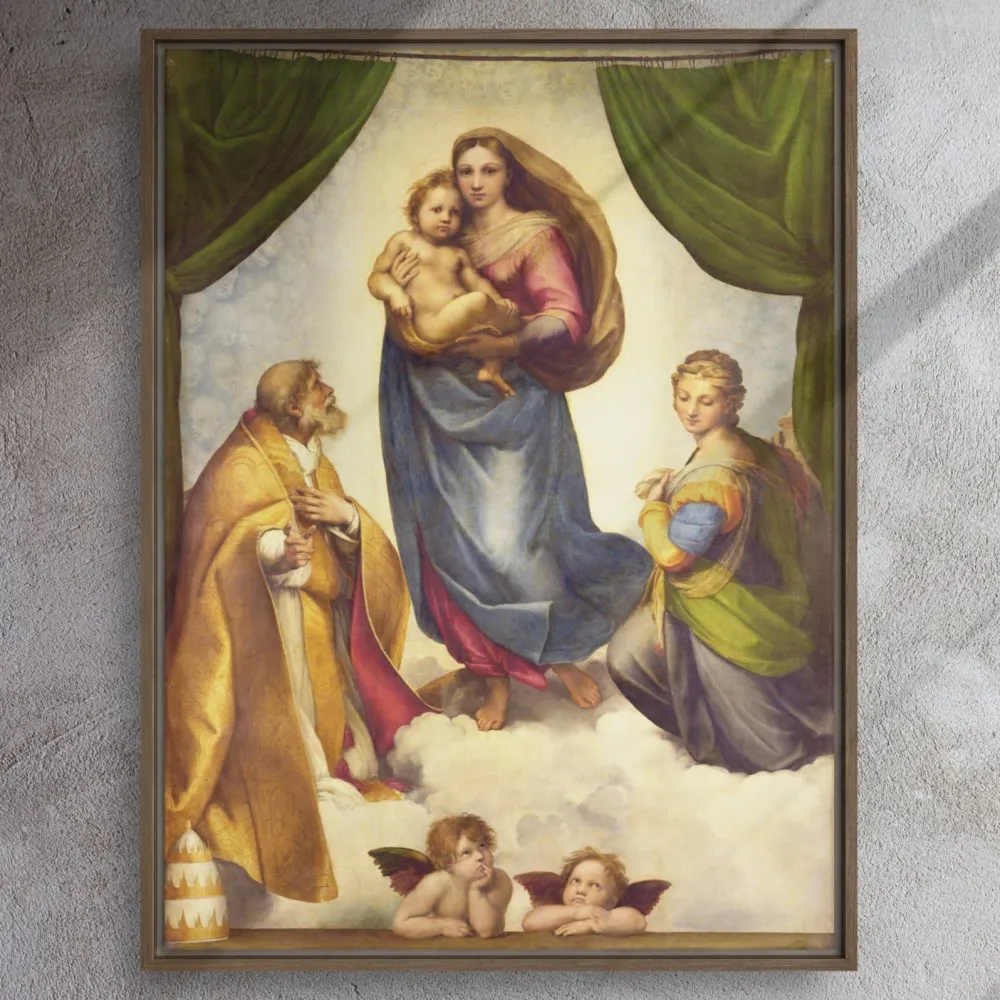 Lienzo - Raffaello Sanzio da Urbino, La Madonna Sixtina