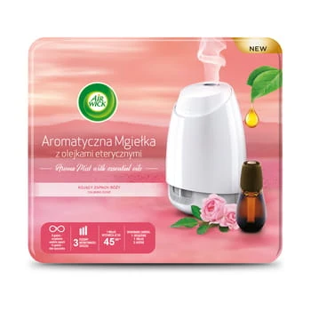 Ambientador automático con relajante aroma rosa de Air Wick, set de 20 ml Reckitt Benckiser