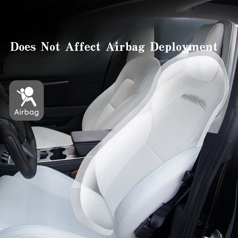 Reemplazo de asientos de estilo deportivo ventilado de alto rendimiento para Tesla Model 3/Y Highland Negro
