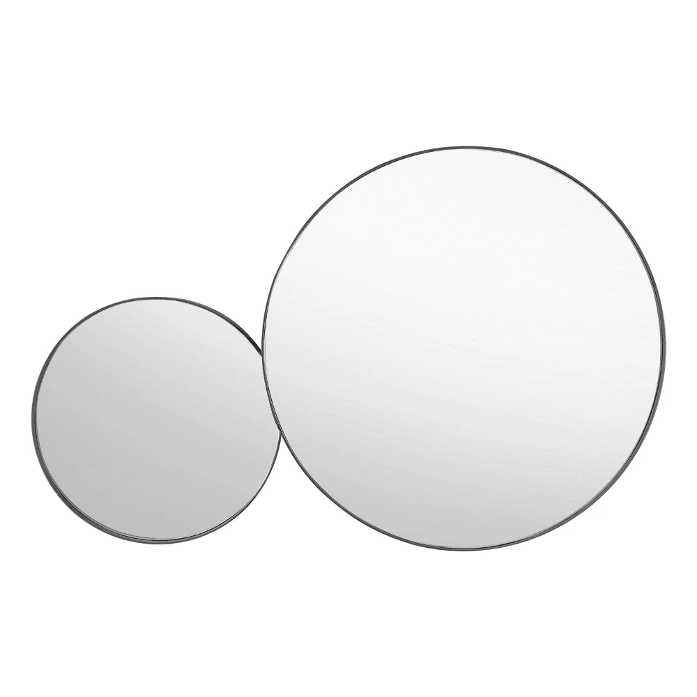 Espejo Circular George, Negro, Diseño Moderno Reflekta MG