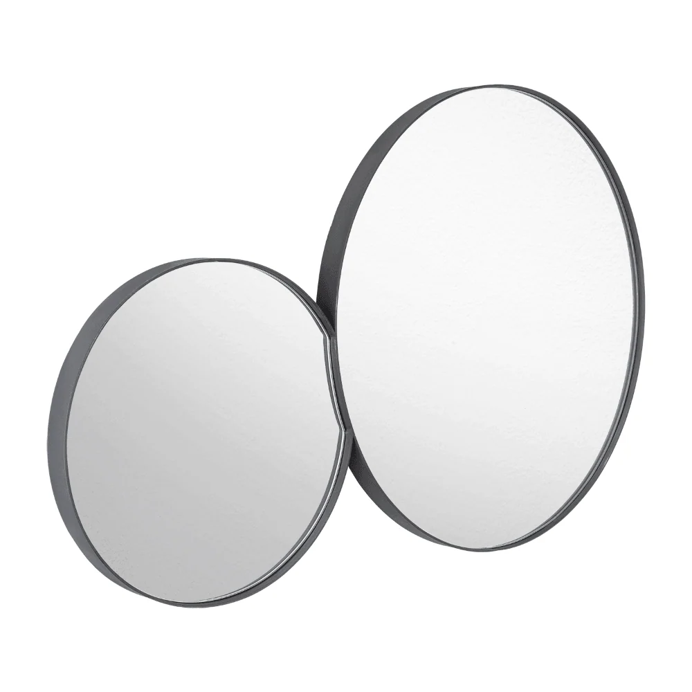 Espejo Circular George, Negro, Diseño Moderno Reflekta MG
