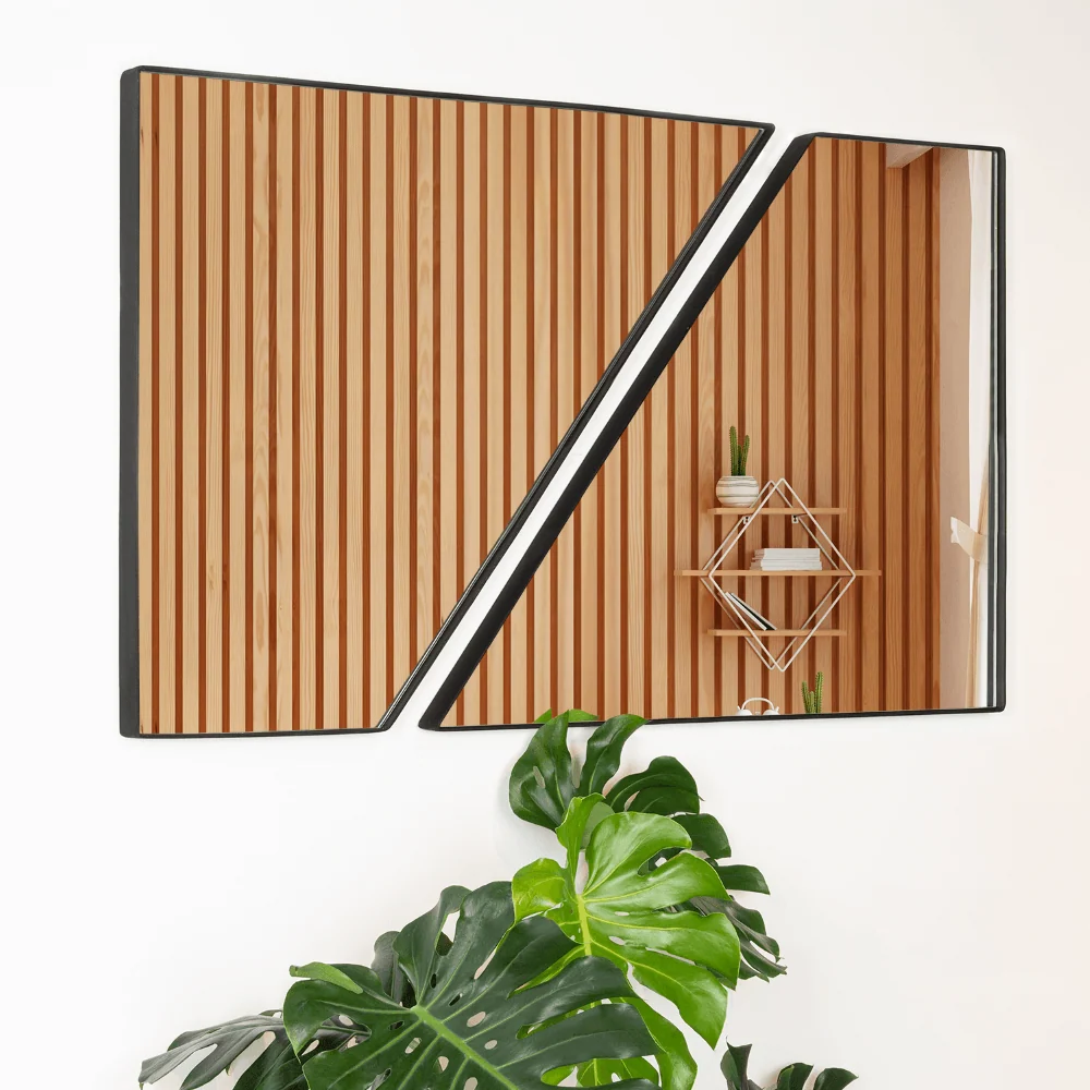 Espejo Kenny Rectacgular 150, Negro Reflekta MG