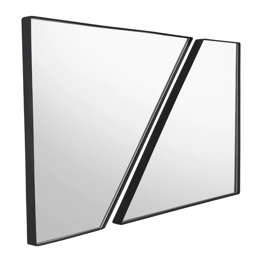 Espejo Kenny Rectacgular 150, Negro Reflekta MG