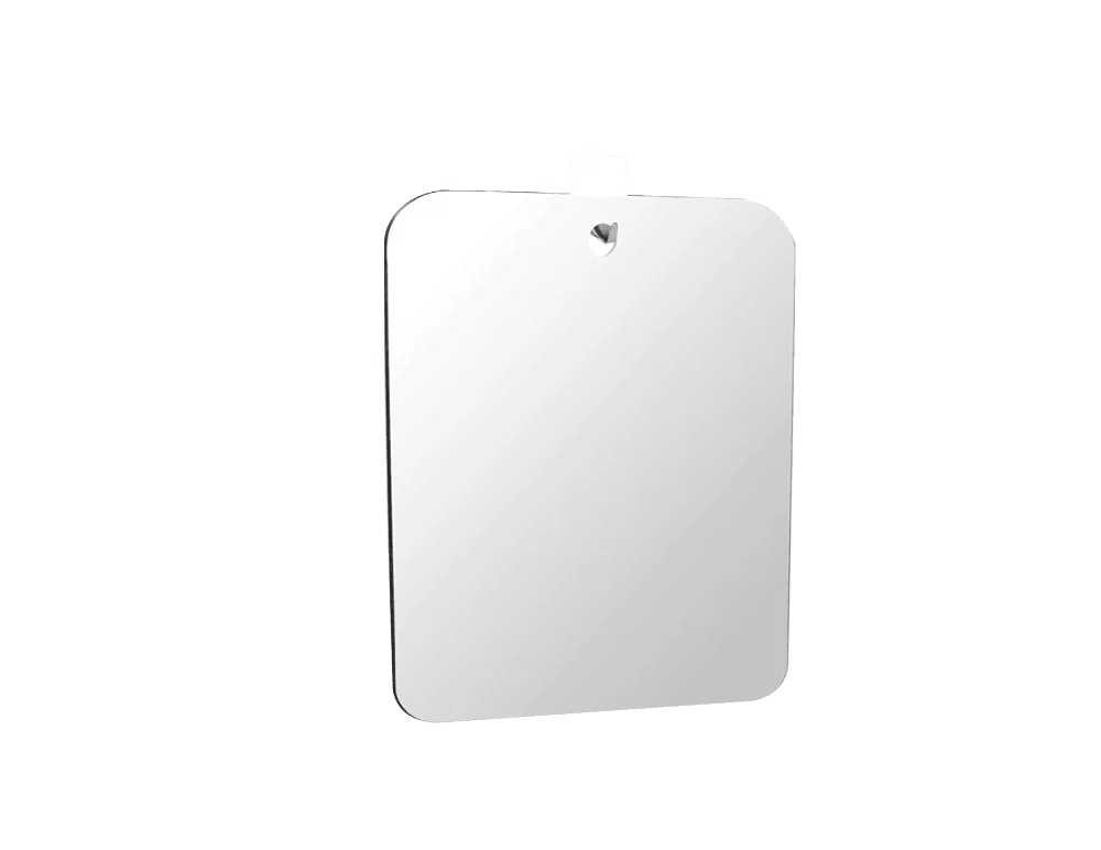 Espejo Rectangular Basic, Gris, Diseño Moderno Reflekta MG