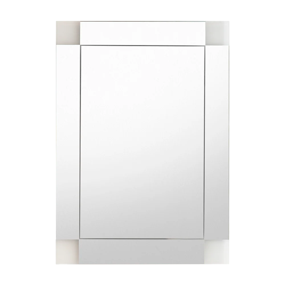 Espejo Rectangular Genova, Capri 75, ensamble la pared con Diseño en Sandblasting Reflekta MG