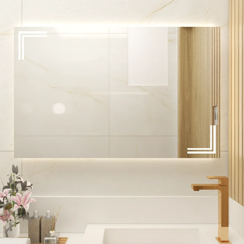 Espejo Rectangular Iberia, con Luz Led Reflekta MG