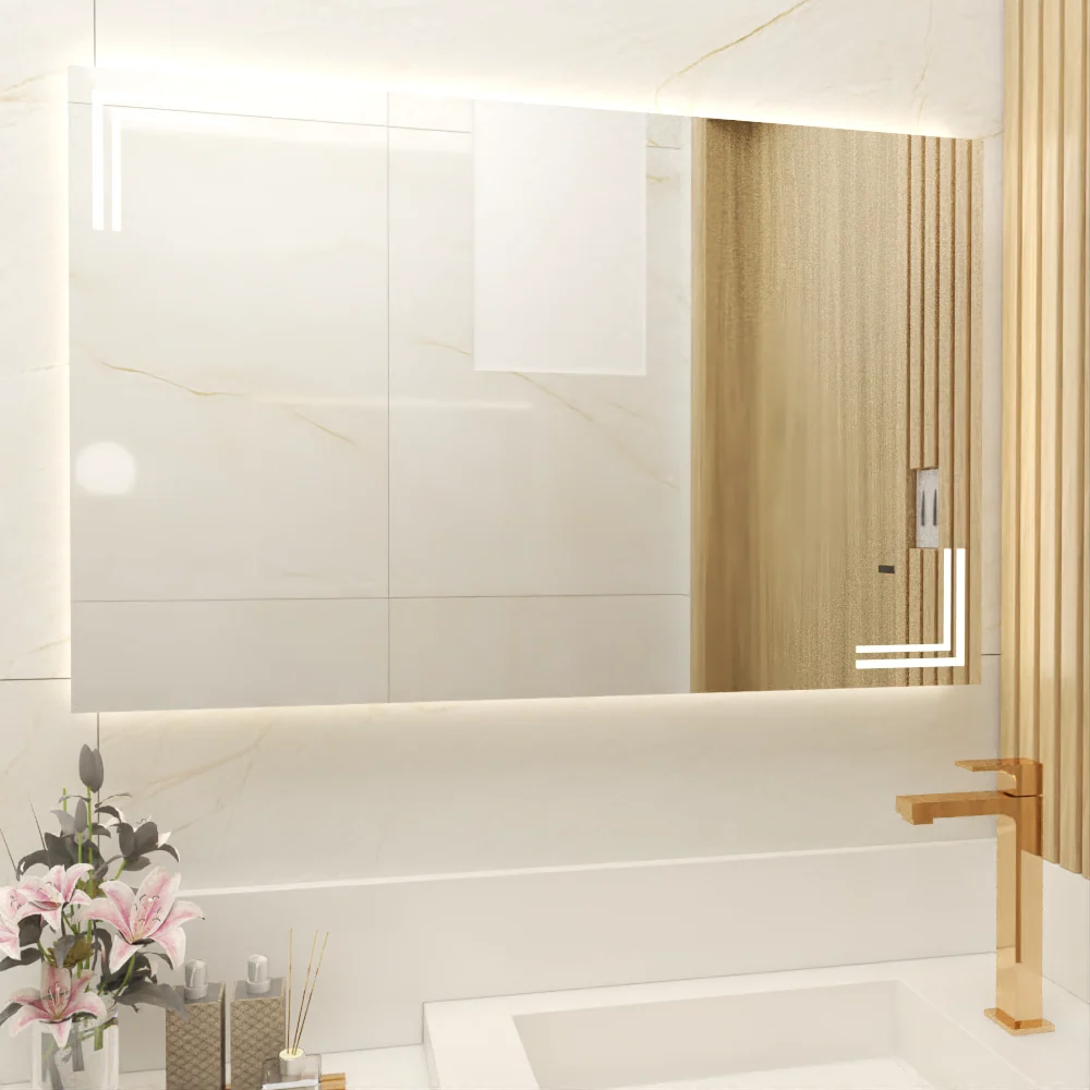 Espejo Rectangular Iberia, con Luz Led Reflekta MG