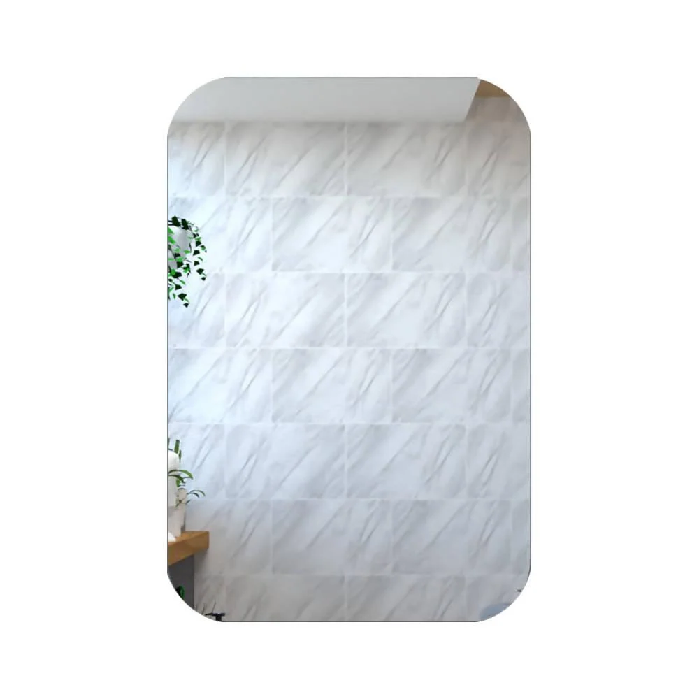 Espejo Rectangular Pompei, Gris, Diseño Moderno Reflekta MG