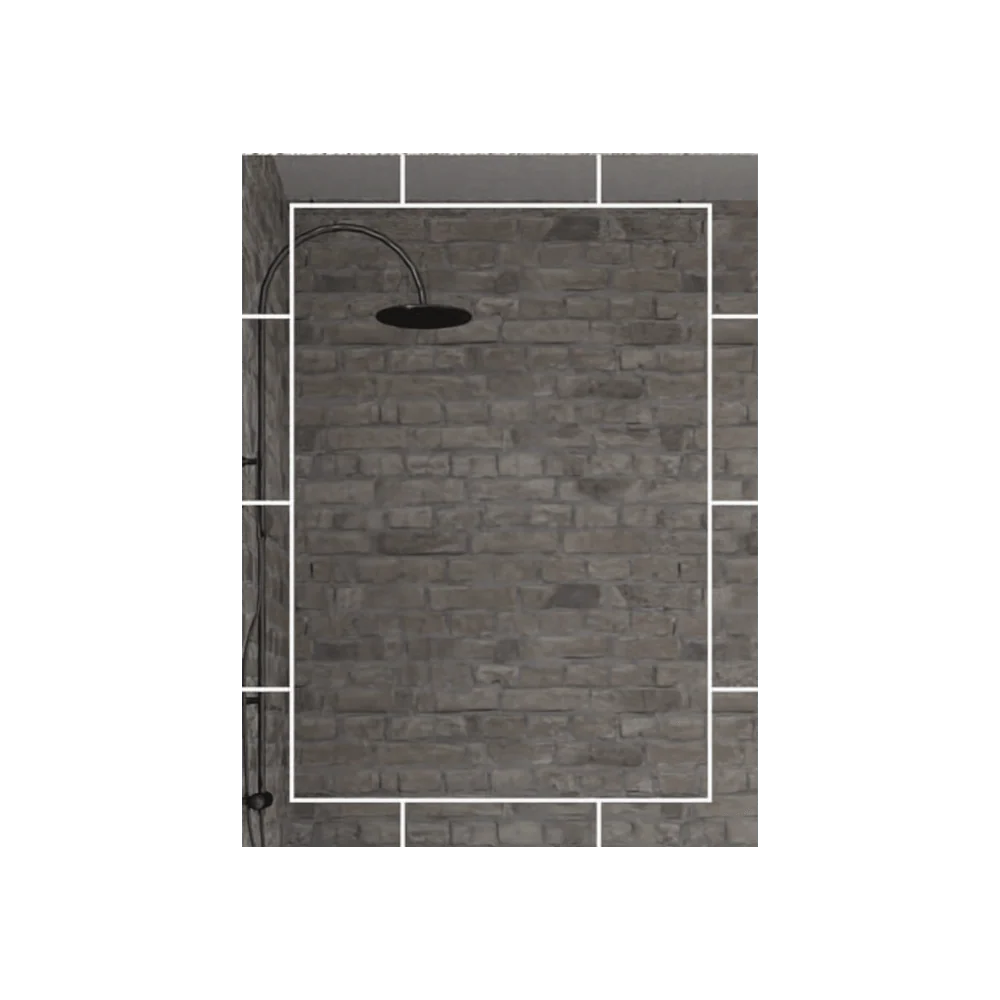 Espejo Rectangular Turin, con diseño en sandblasting Reflekta MG
